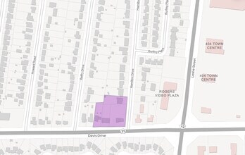 1029 Davis Dr, Newmarket, ON - VUE AÉRIENNE  vue de carte