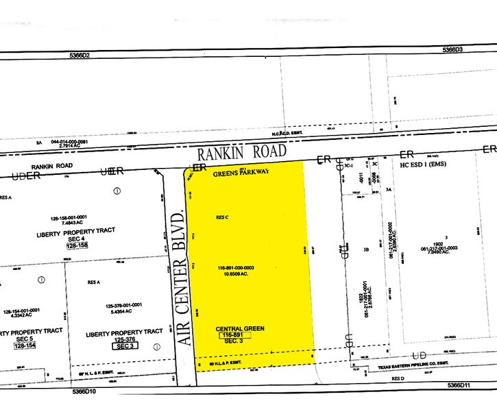 16680-16684 Air Center Blvd, Houston, TX à louer - Plan cadastral – Image 2 sur 7