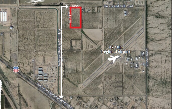 ESEC Anderson Rd & Peters And Nall Rd, Maricopa, AZ à vendre - Photo principale – Image 1 sur 3