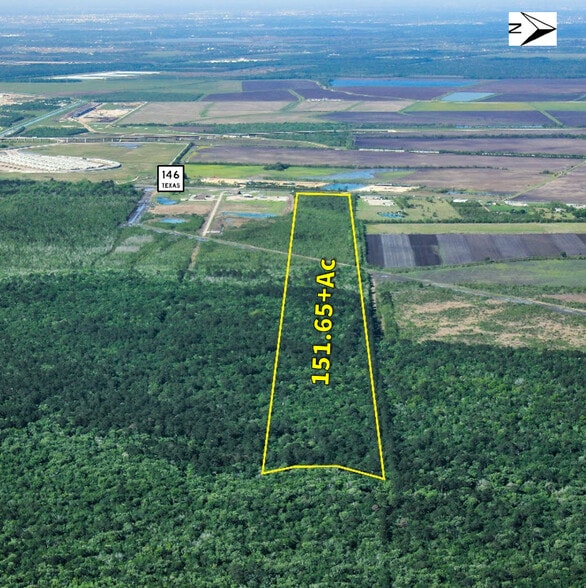 151+/-Ac 00 Hwy 146, Dayton, TX à vendre - Aérien – Image 3 sur 7