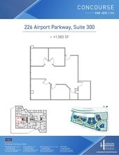 224 Airport Pkwy, San Jose, CA à louer Plan d’étage– Image 1 sur 1
