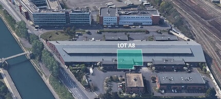 Saint-Denis - VUE AÉRIENNE  vue de carte