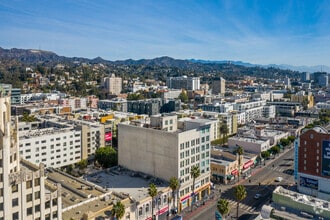 6751-6757 Hollywood Blvd, Los Angeles, CA - Vue aérienne vue de carte