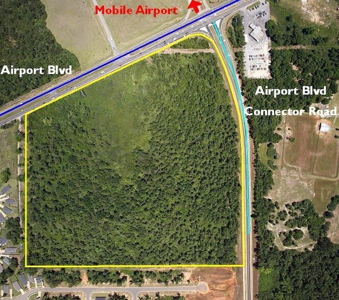 Southwest Quadrant of Airport Blvd Air Terminal Dr, Mobile, AL à vendre - Aérien – Image 3 sur 8
