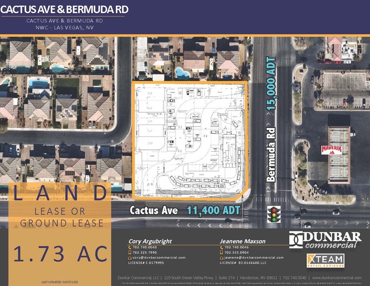 Bermuda Rd, Las Vegas, NV à louer - Aérien – Image 1 sur 6