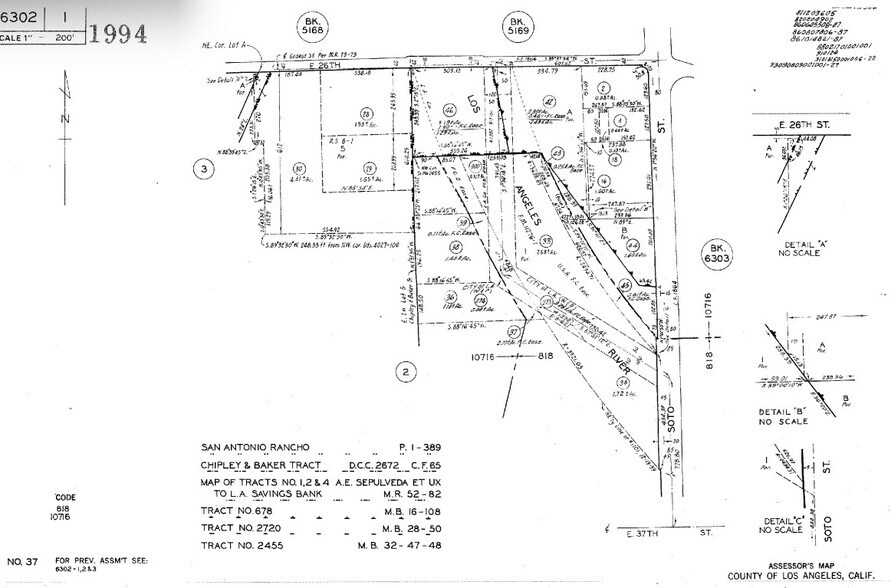 2613 S Soto St, Vernon, CA à louer - Plan cadastral – Image 2 sur 2