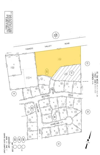 2255 Ygnacio Valley Rd, Walnut Creek, CA à louer - Plan cadastral – Image 3 sur 3