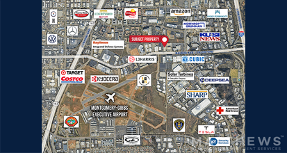 9244 Balboa Ave, San Diego, CA - VUE AÉRIENNE vue de carte - Image1