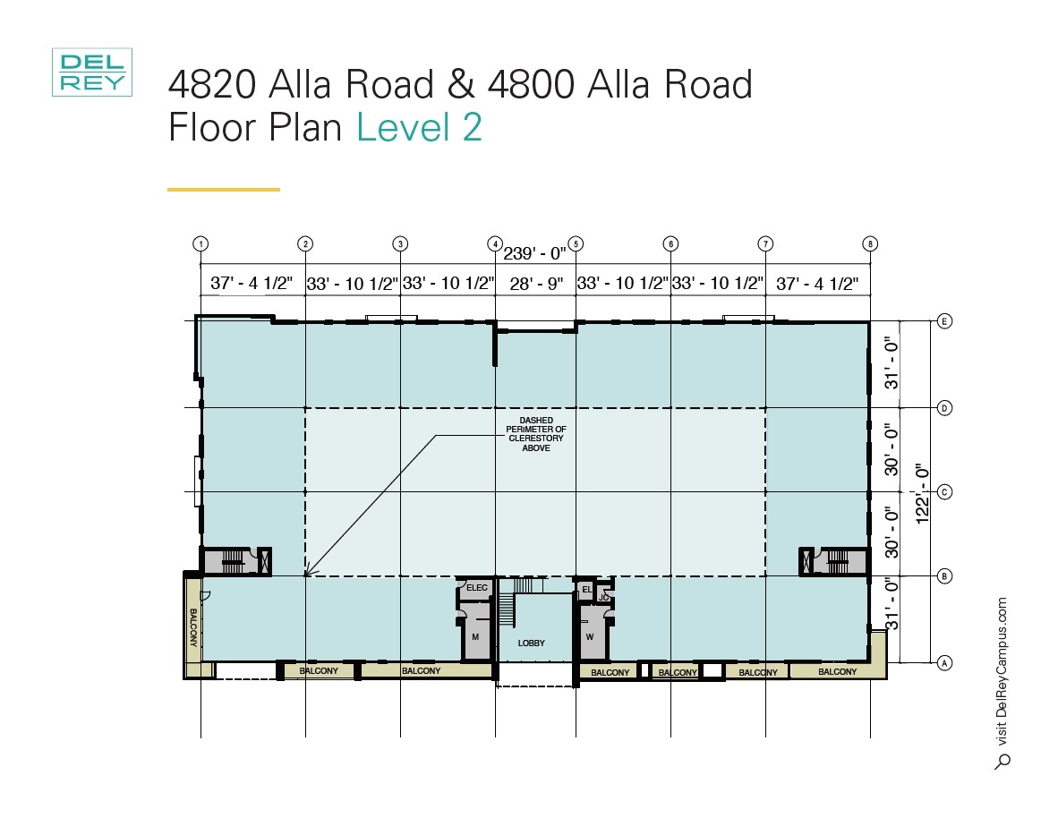 4800 Alla Rd, Los Angeles, CA à louer Plan d’étage– Image 1 sur 1