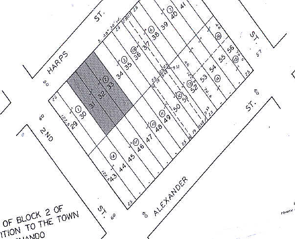 206 Harps St, San Fernando, CA à vendre - Plan cadastral – Image 2 sur 4