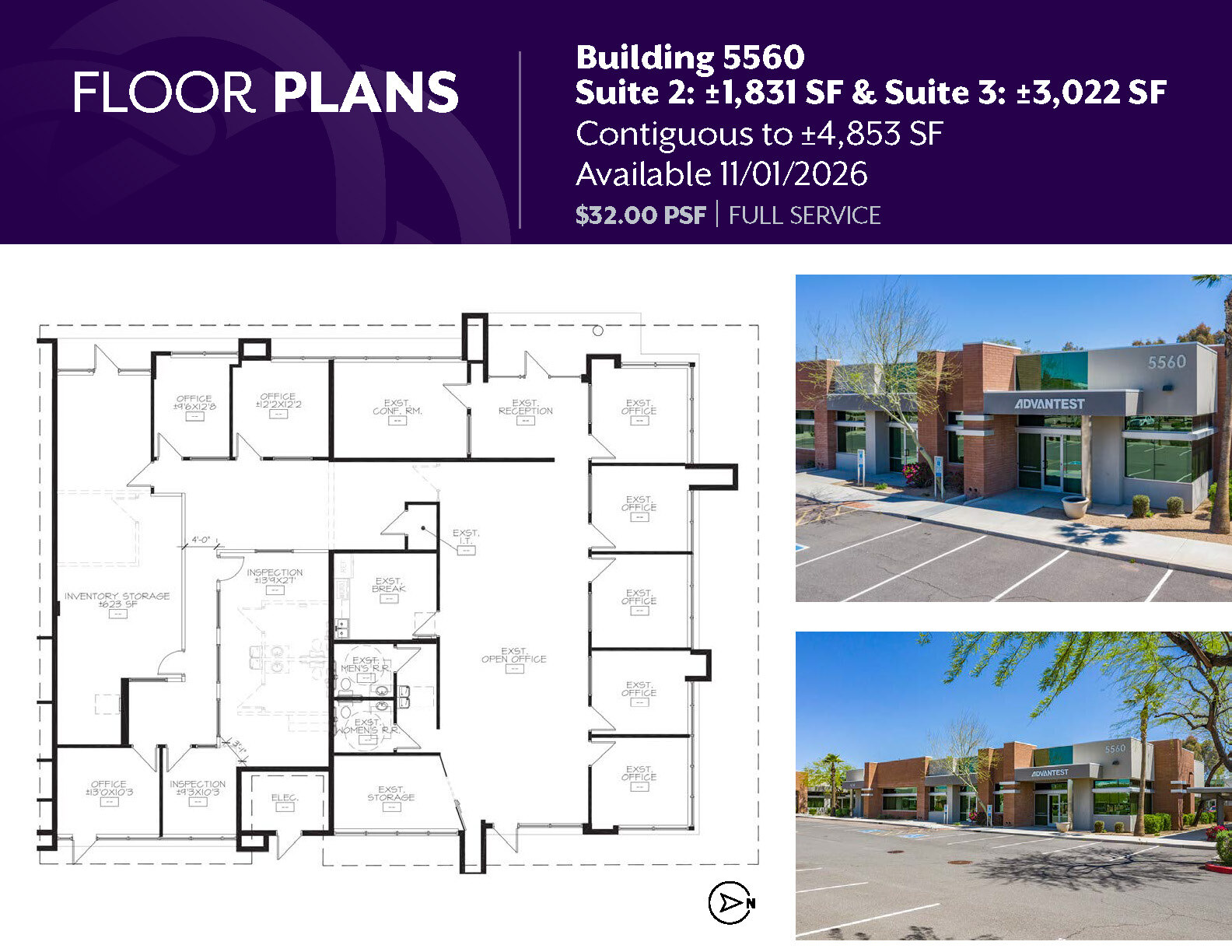 5500 W Chandler Blvd, Chandler, AZ à louer Plan d’étage– Image 1 sur 1