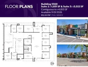 5500 W Chandler Blvd, Chandler, AZ à louer Plan d’étage– Image 1 sur 1