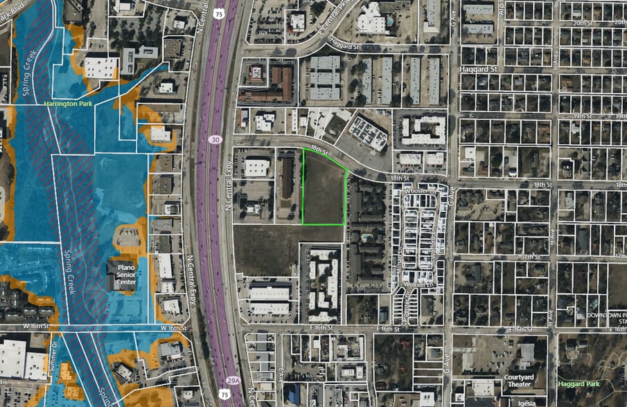 SEQ US 75 & 18th St, Plano, TX à vendre - Aérien – Image 3 sur 3