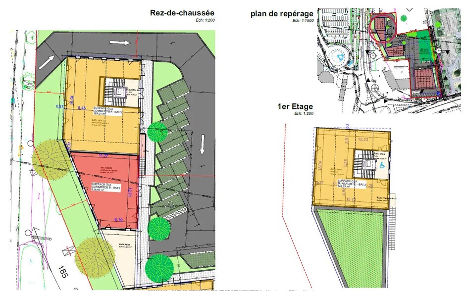 Bureau dans LA CHAPELLE-SAINT-MESMIN à louer - Plan d’étage – Image 2 sur 4