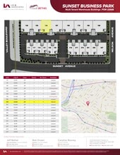 139-189 N Sunset Blvd, City of Industry, CA à louer Plan de site– Image 1 sur 2