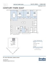 1801 Century Park E, Los Angeles, CA à louer Plan d’étage– Image 1 sur 1
