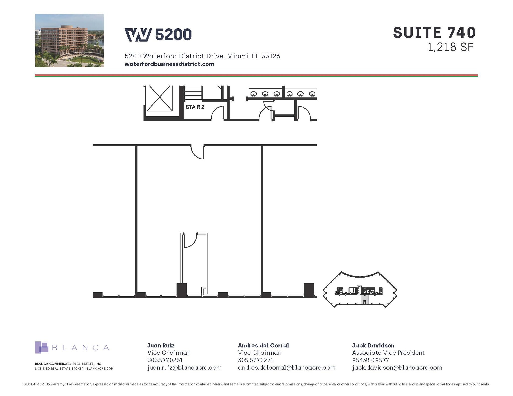 5200 Waterford District Dr, Miami, FL à louer Plan d’étage– Image 1 sur 1