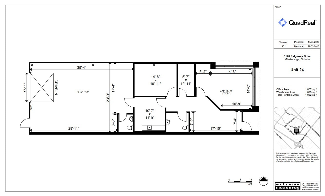 4181 Sladeview Cres, Mississauga, ON à louer Plan d’étage– Image 1 sur 1