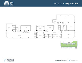 511 E John Carpenter Fwy, Irving, TX à louer Plan d’étage– Image 2 sur 6