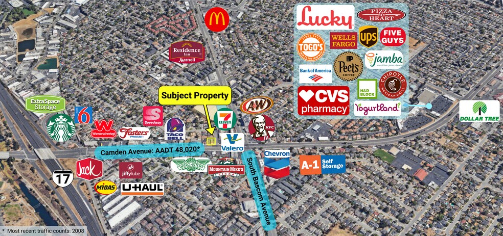 1546 Camden Ave, Campbell, CA à louer - Photo de l’immeuble – Image 3 sur 7