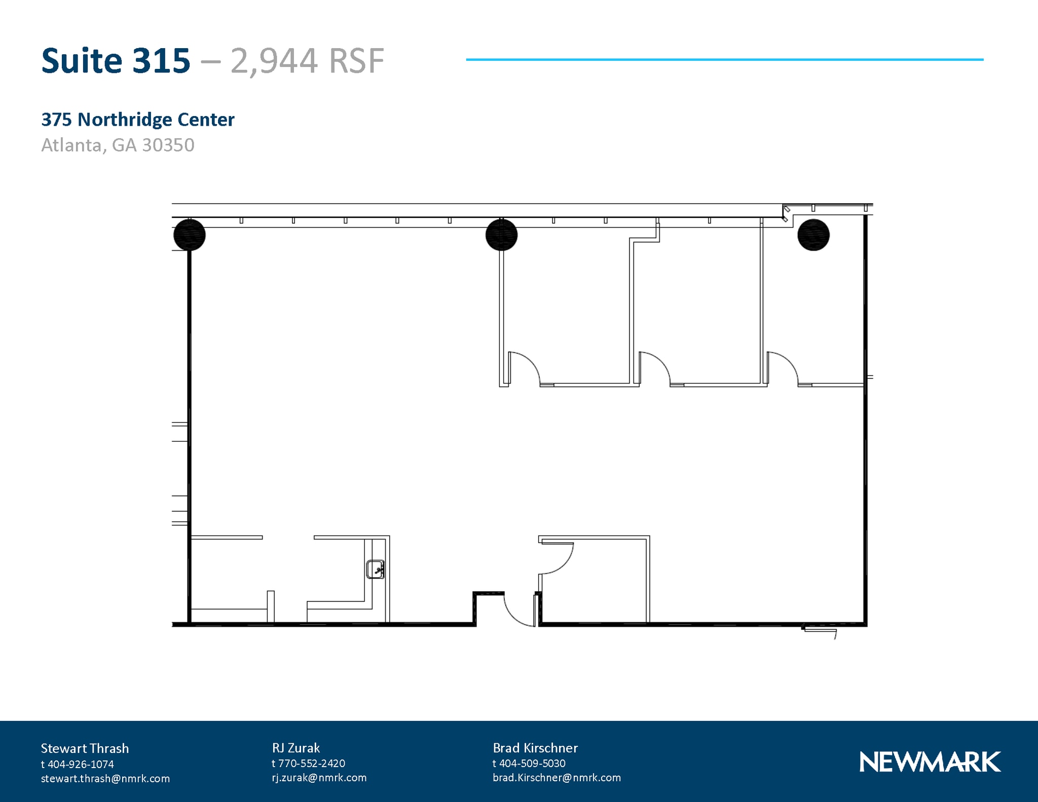 375 Northridge Rd, Atlanta, GA à louer Plan d’étage– Image 1 sur 1