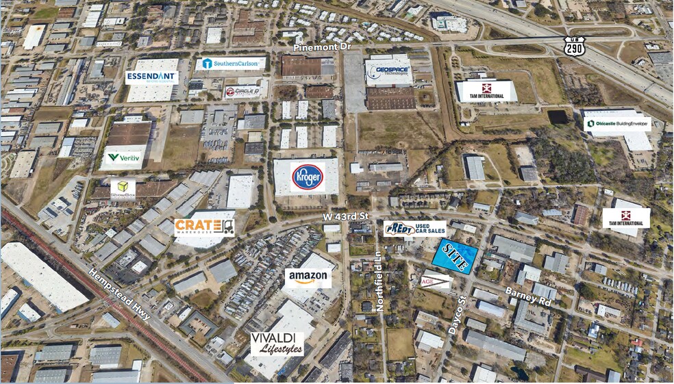 4313 Dayco St, Houston, TX à vendre - Aérien – Image 3 sur 4