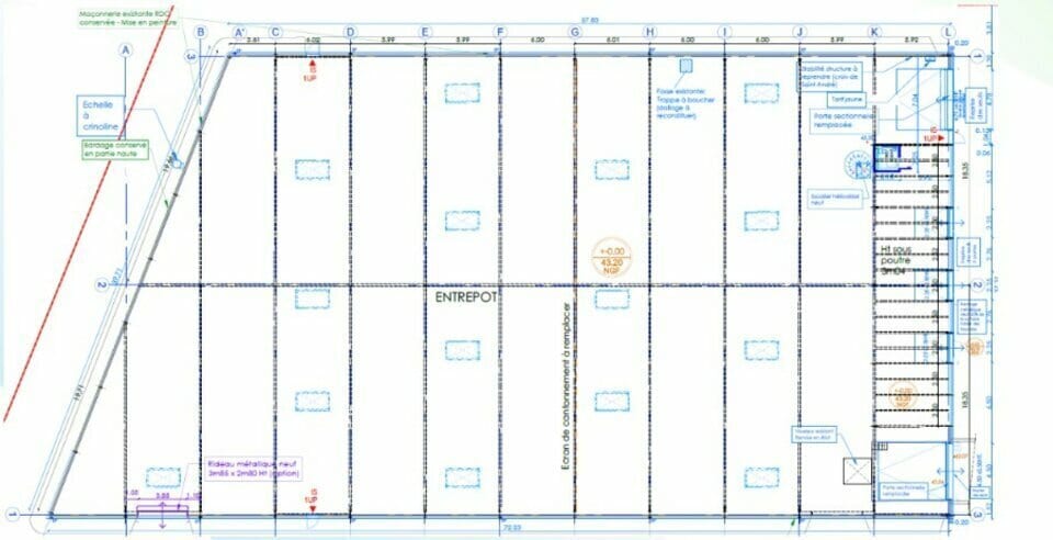 Industriel/Logistique dans Le Blanc-Mesnil à louer - Plan d’étage – Image 2 sur 3