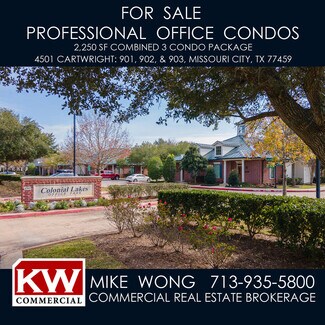 Plus de détails pour 4501 Cartwright Rd, Missouri City, TX - Bureau à vendre