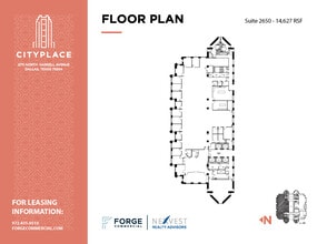 2711 N Haskell Ave, Dallas, TX à louer Plan d’étage– Image 1 sur 1