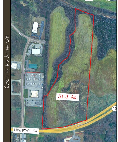 12757 U.S. Highway 64 Hwy, Eads, TN à vendre - Aérien – Image 2 sur 2