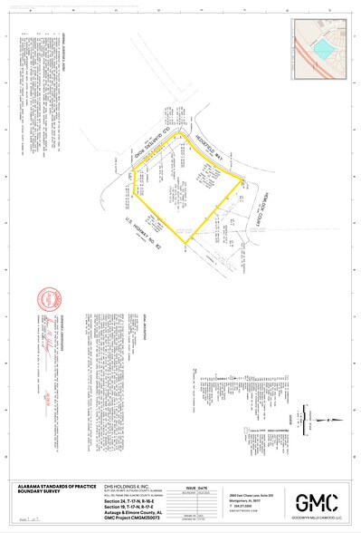 US Hwy 82 & Old Quarters Rd, Prattville, AL à vendre - Plan cadastral – Image 2 sur 2
