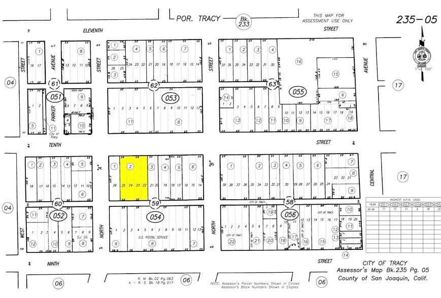 150 W 10th St, Tracy, CA à louer - Plan cadastral – Image 2 sur 6