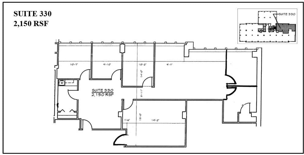 1400 Spring St, Silver Spring, MD à louer Plan d’étage– Image 1 sur 1