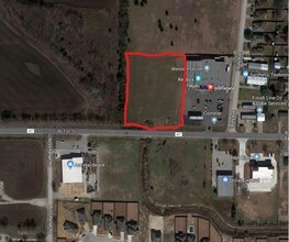 W 1st St, Justin, TX - VUE AÉRIENNE  vue de carte