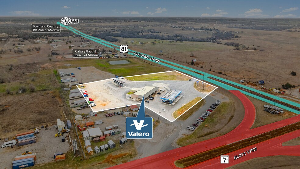 10887 State 7 Hwy, Marlow, OK à vendre - Photo de l’immeuble – Image 3 sur 6