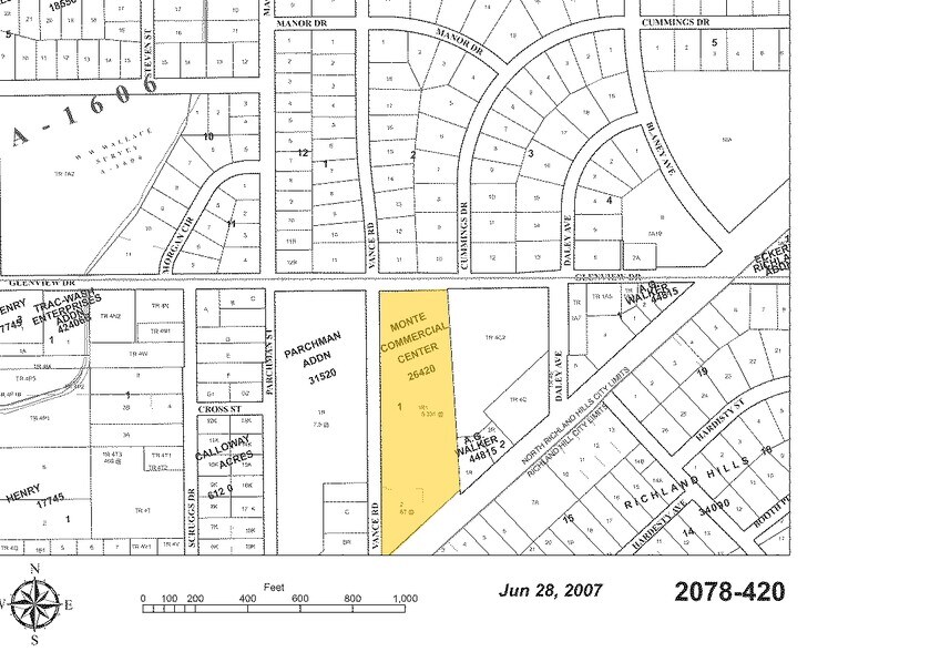 7001 Boulevard 26, North Richland Hills, TX à louer - Plan cadastral – Image 3 sur 19