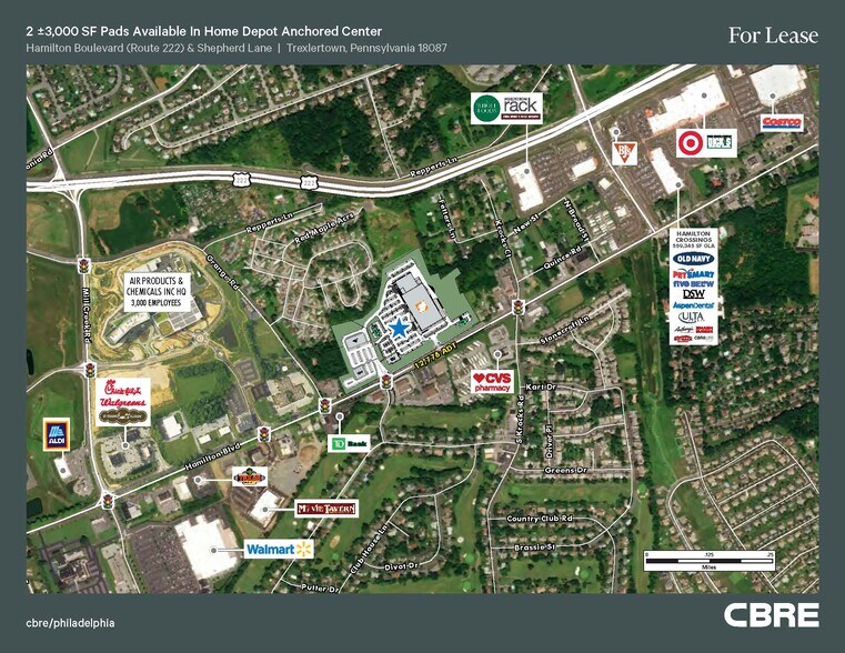 Hamilton Blvd & Grange Road, Trexlertown, PA à louer - Aérien – Image 2 sur 4