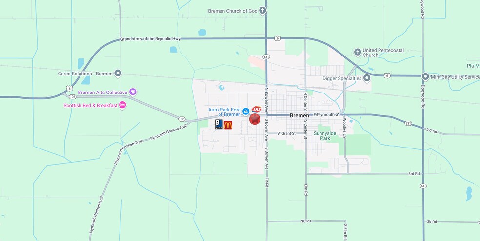 127 S Stewart St, Bremen, IN à vendre - Photo de l’immeuble – Image 2 sur 13