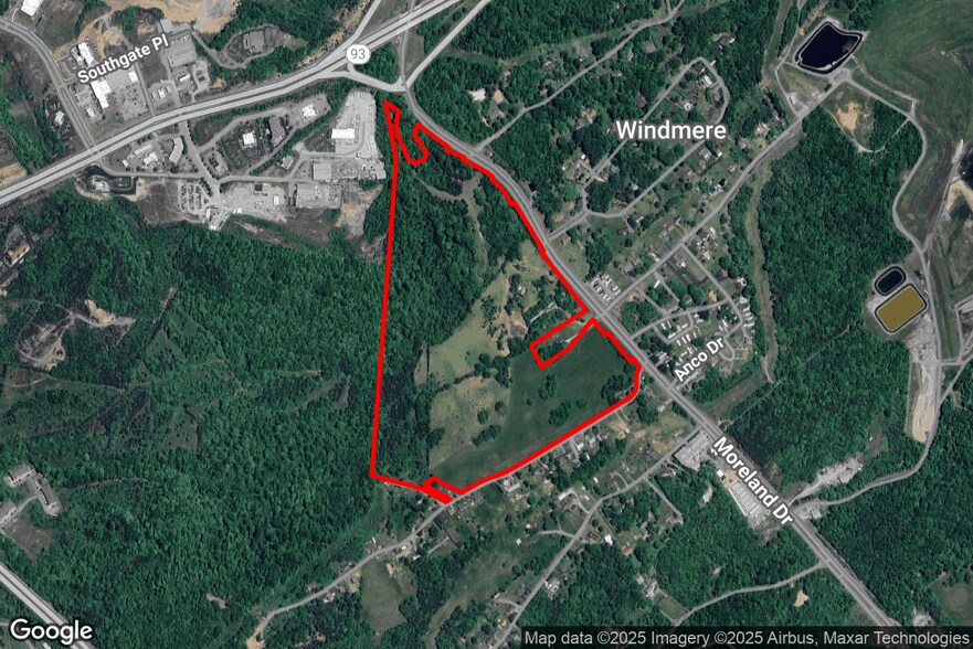 129 Ridgeway Rd, Kingsport, TN à vendre - Aérien – Image 2 sur 2