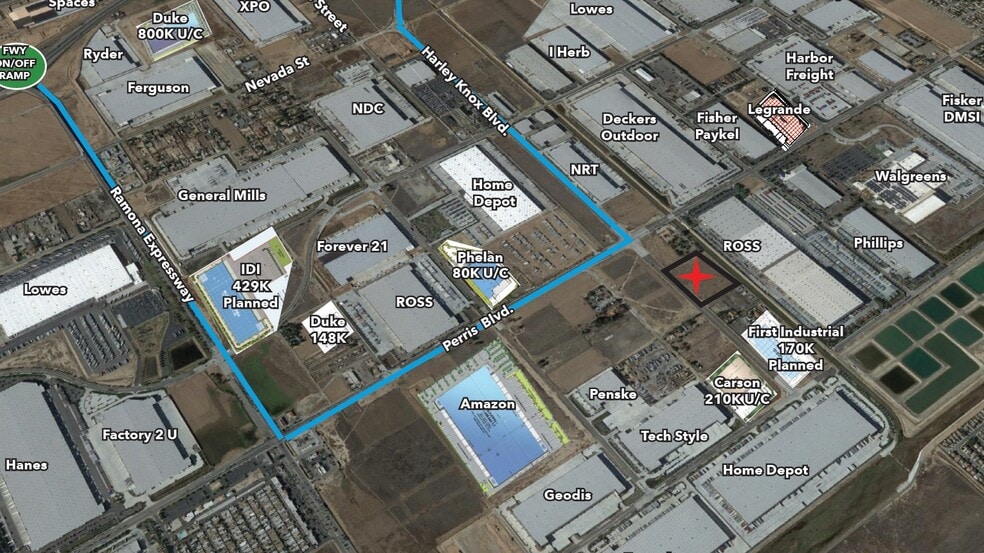 150 Harley Knox Blvd, Perris, CA à vendre - Photo principale – Image 1 sur 2