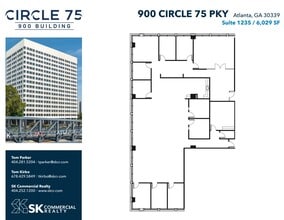 900 Circle 75 Pky SE, Atlanta, GA à louer Plan d’étage– Image 1 sur 1