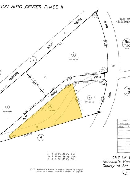 2733 Auto Center Cir, Stockton, CA à vendre - Plan cadastral – Image 2 sur 2