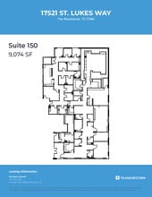 17521 St. Lukes Way, The Woodlands, TX à louer Plan d’étage– Image 1 sur 1