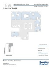 11726 San Vicente Blvd, Los Angeles, CA à louer Plan d’étage– Image 1 sur 1