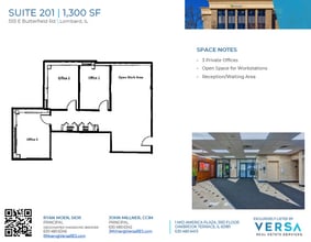 555 E Butterfield Rd, Lombard, IL à louer Plan d’étage– Image 1 sur 4