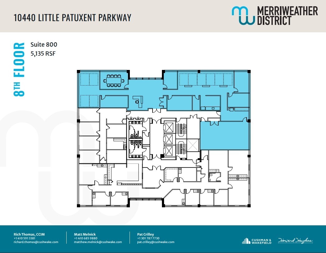 10480 Little Patuxent Pky, Columbia, MD à louer Plan d’étage– Image 1 sur 1