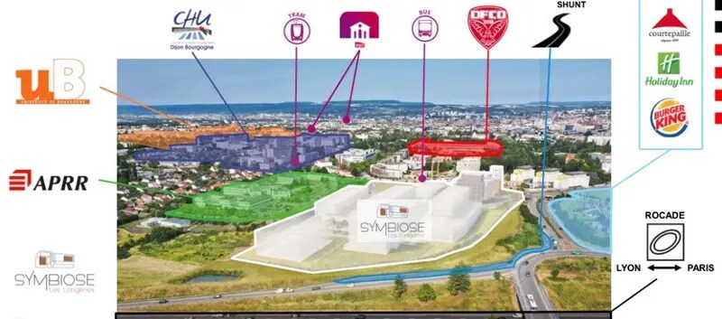 Bureau dans Saint-Apollinaire à vendre - Plan de site – Image 3 sur 4