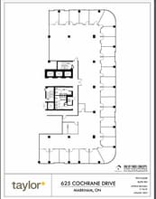 625 Cochrane Dr, Markham, ON à louer Plan d’étage– Image 1 sur 1