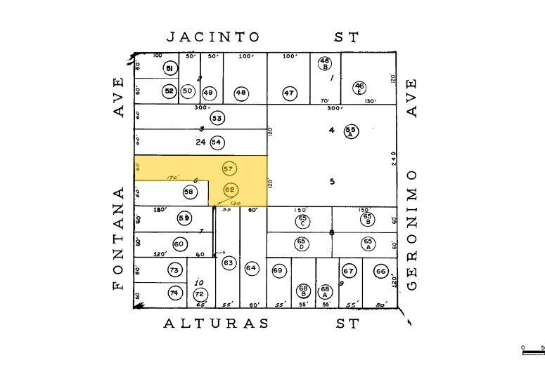 2528 N Fontana Ave, Tucson, AZ à vendre - Plan cadastral – Image 2 sur 12