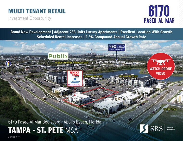 Paseo Al Mar Blvd, Apollo Beach, FL à vendre - Photo de l’immeuble – Image 1 sur 13